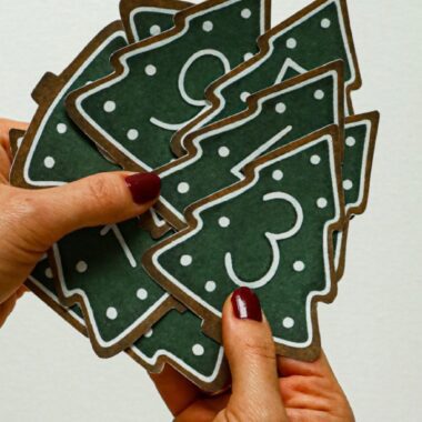 🎄 Święta - Pociąg pierniczkowy z choinkami - liczenie od 1 do 10 - obrazek 3