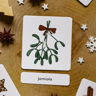 🎄 Świąteczne karty trójdzielne Montessori - obrazek 1
