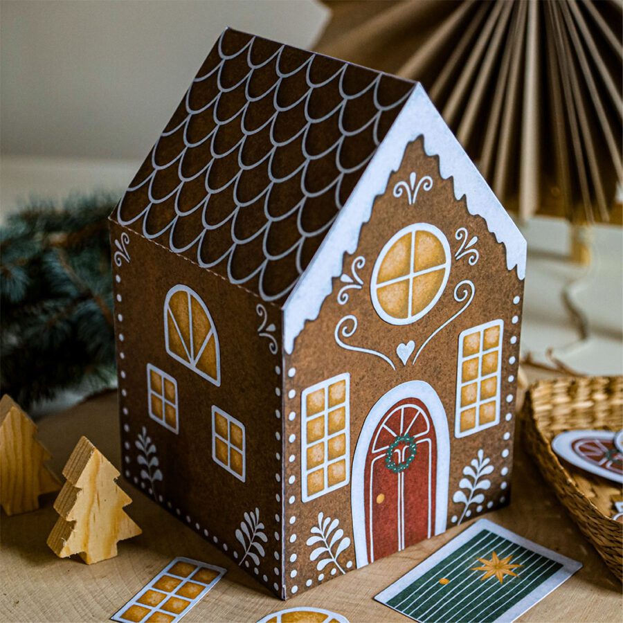 Domek piernikowy 3D do samodzielnego zlozenia beeontree 1