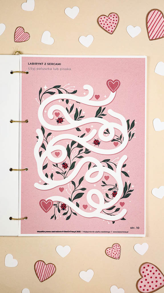 Walentynki Zestaw aktywnosci montessori do druku pdf printablekarty klamerkowe liczenie cyfry grafomotoryka matematyka wdziecznosc ebook 26