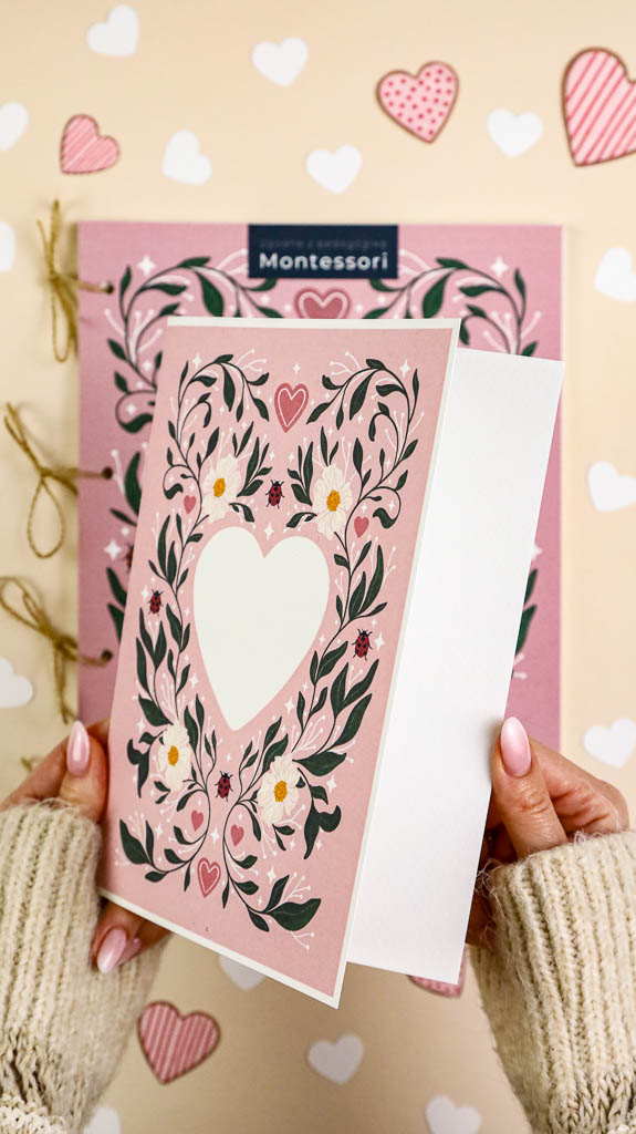 Walentynki Zestaw aktywnosci montessori do druku pdf printablekarty klamerkowe liczenie cyfry grafomotoryka matematyka wdziecznosc ebook 44