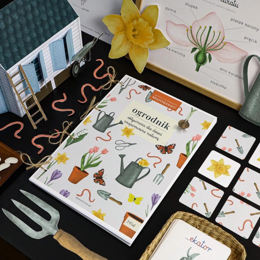 Ogrodnik ogrod mega pakiet aktywnosci do druku montessori 1