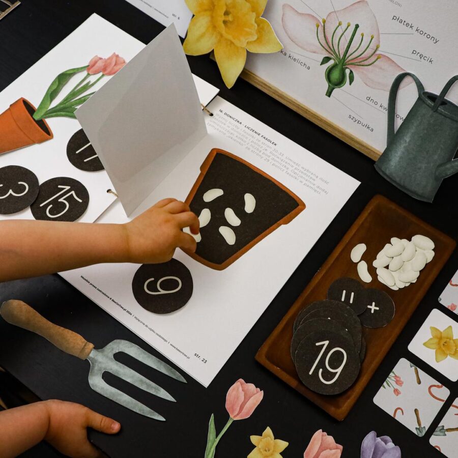 Ogrodnik ogrod mega pakiet aktywnosci do druku montessori 5