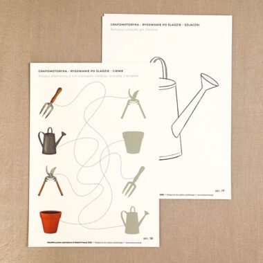 🪴 Ogrodnik - Zestaw Grafomotoryka - labirynty i szlaczki - obrazek 3