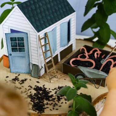 🪴 Ogrodnik - domek ogrodnika - makieta 3D