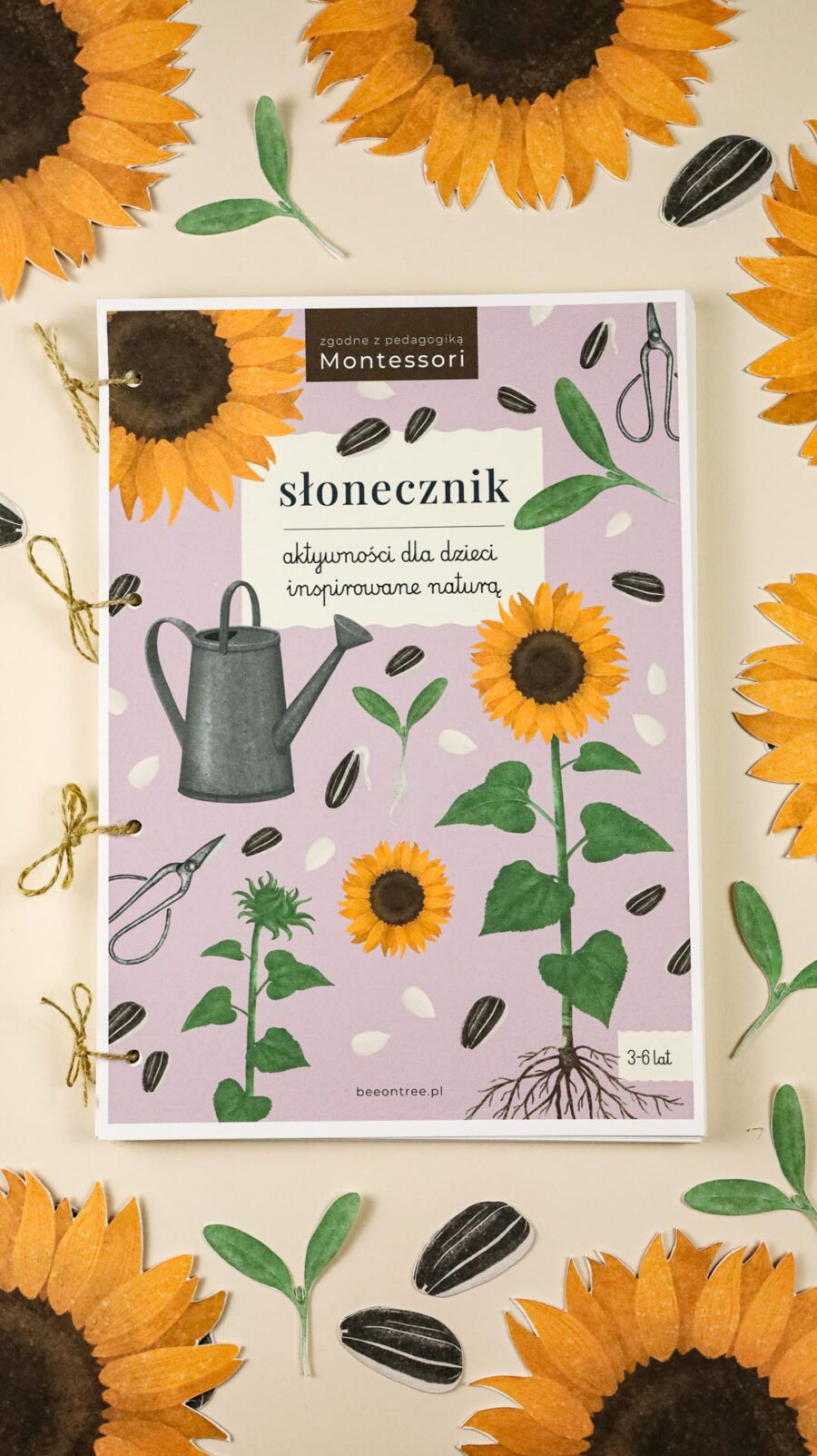 Slonecznik zeszyt cwiczen i zrestaw aktywnosci megapakiet beeontree montessori 2