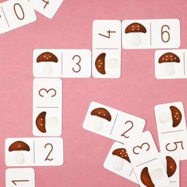 🍁 Jesień - Gra Domino - muchomorki - obrazek 3