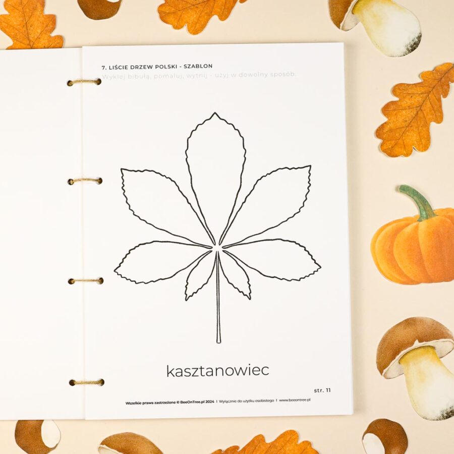 Jesien karty pracy wyklejanki wycinanki passki do wycinania domino puzzle montessori printable pdf 71