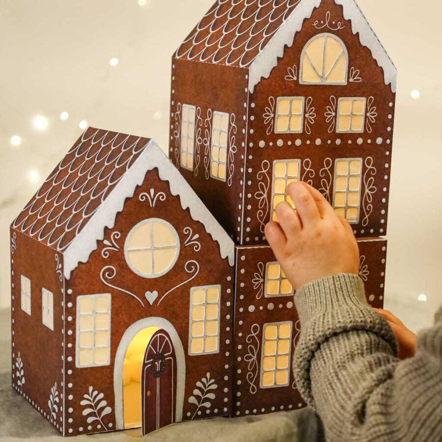 Swieta swieta Montessori Printable PDF Materialy do druku Karty trojdzielne klamerkowe alfabet 3D miasto pierniczkowe domek makieta kalendarz adwentowy beeontree.pl Tulalas 46