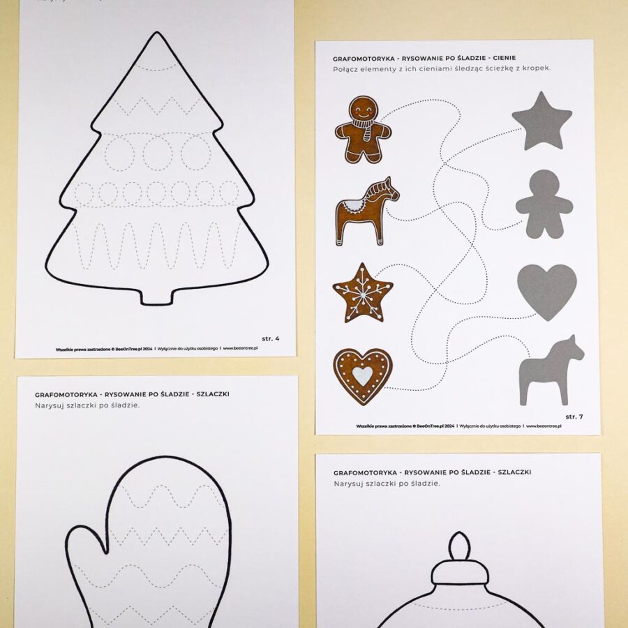 swieta swiateczne zadania pomoce materialy do druku karty pracy trojdzielne klamerkowe countclip alfabet literki domek z piernika 3d makiety pdf do druku montessori beeontree.pl tulalas 33