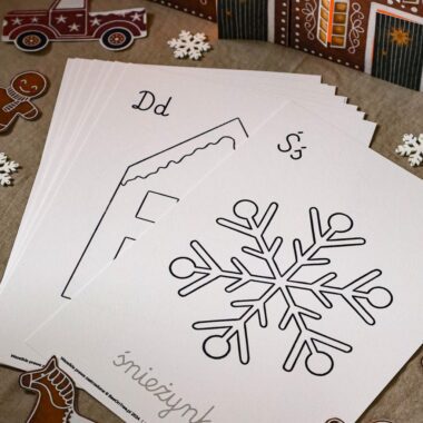 🎄 Święta - Świąteczne maty z literami - obrazek 1