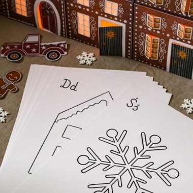 🎄 Święta - Świąteczne maty z literami - obrazek 2