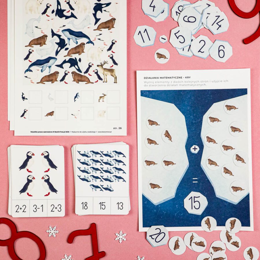 Arktyka Mega Pakiet karty klamerkowe trójdzielne count&clip teatrzyk beluga orka ocean arktyczny montessori printables pdf-112 Arktyka Mega Pakiet karty klamerkowe trojdzielne countclip teatrzyk beluga orka ocean arktyczny montessori printables pdf 112