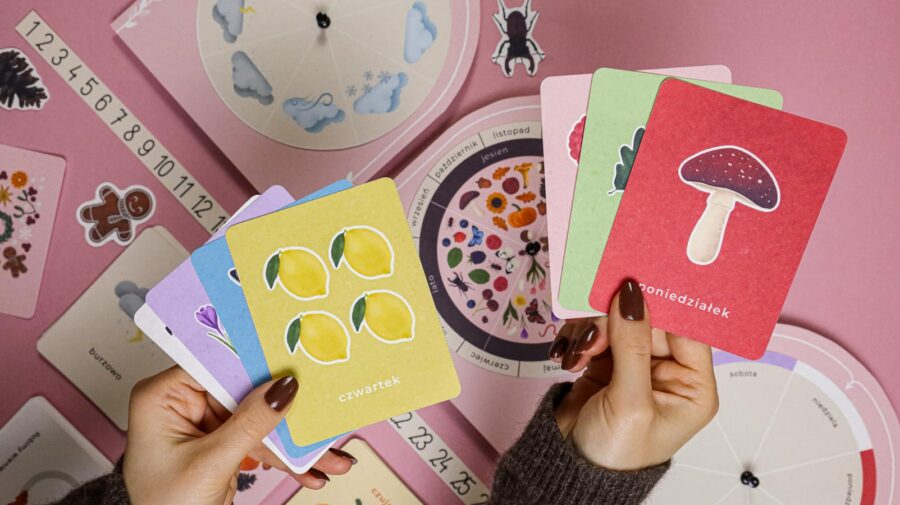 Codziennik uwaznosci kalendarz pogoda emocje rutyna montessori 103
