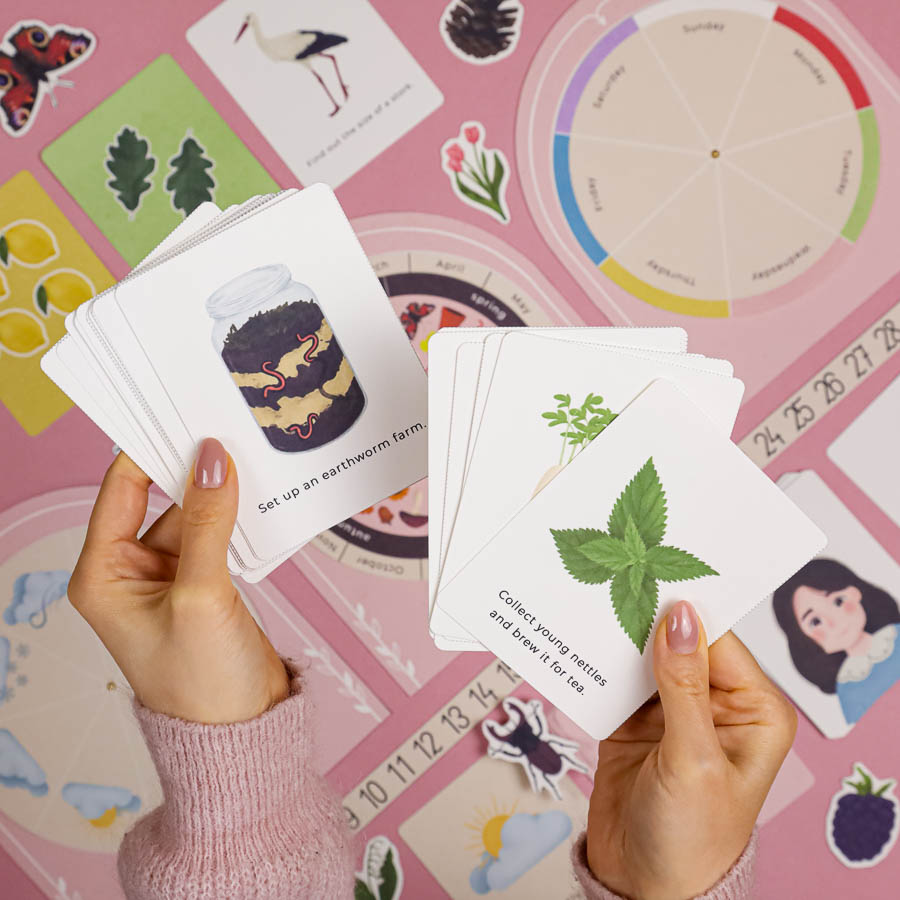 Daily Mindful calendar Beeontree time emotions wearther routine 202